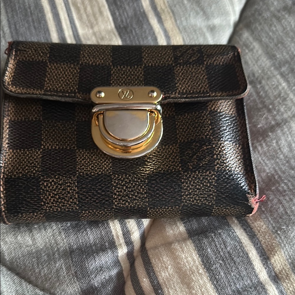 Louis Vuitton Brown Damier Ebene Wallet